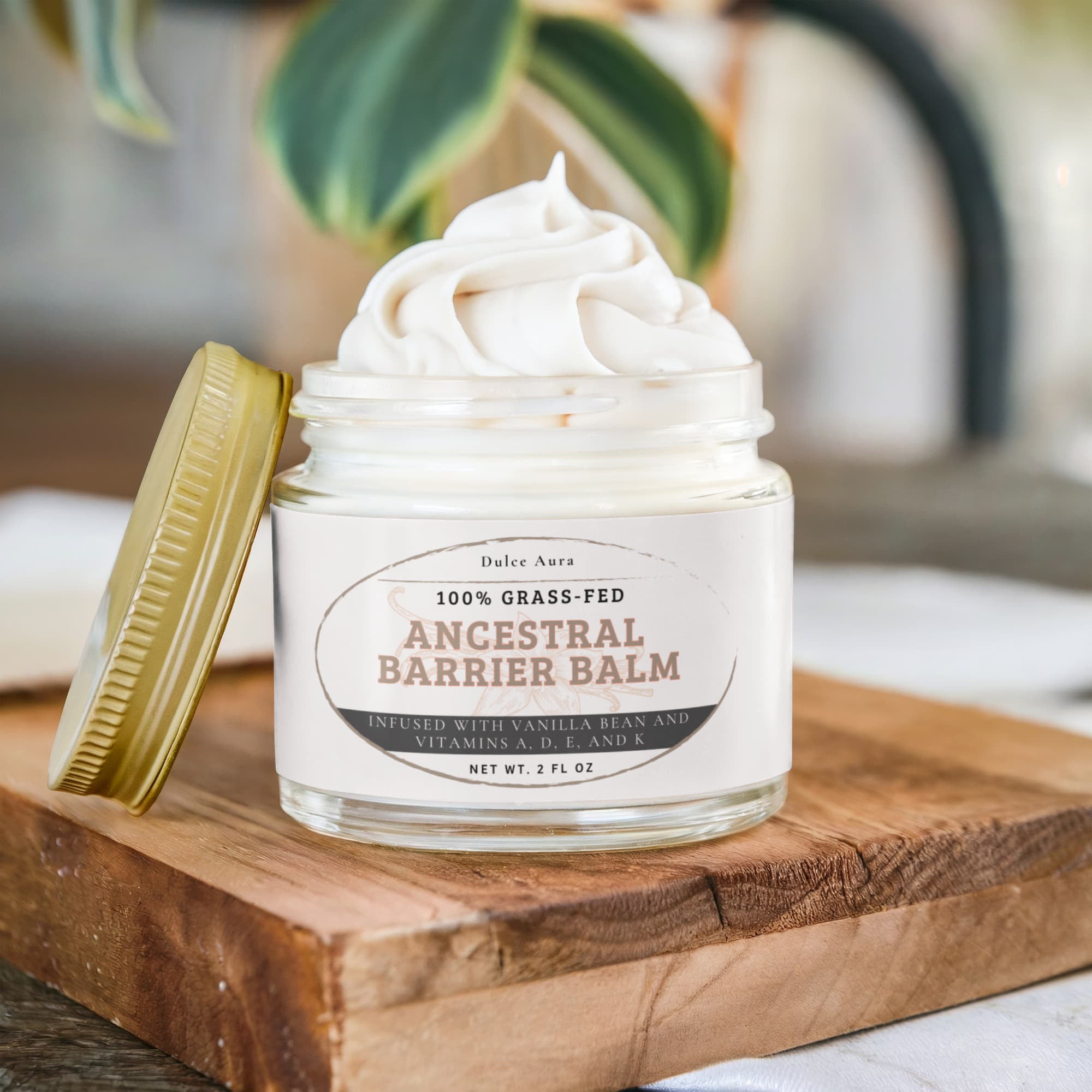 Ancestral Barrier Balm with Vanilla Bean.